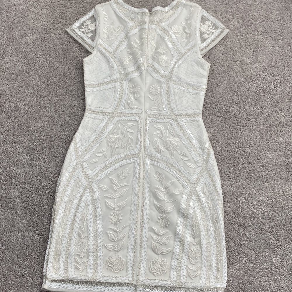 Lulu’s White Sequin Mini Dress - Picture 6 of 11